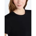 thumbnail image 4 of Joyspun Women’s Scoop Neck Sleepwear Modal Tee with Short Sleeves, Sizes S-3X, 4 of 4