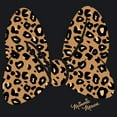 thumbnail image 2 of Junior's Mickey & Friends Cheetah Print Minnie Mouse Bow Crop Graphic Tee Black Medium, 2 of 4