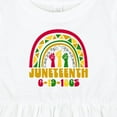 thumbnail image 4 of Inktastic Juneteenth 6-19-1865 Rainbow Girls Baby Dress, 4 of 5