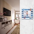 thumbnail image 5 of Yayeee Rocker Switch Wall Plate 1-Gang 4.6"x2.9" Home Decorative Outlet Cover, Blue Sailboats, 5 of 6