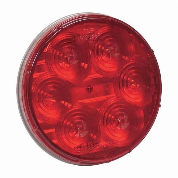 Maxxima Stop/Turn/Tail Light,Round,Red,  L M42346R