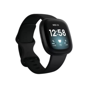 Restored Fitbit FB511BKBK Versa 3 Smartwatch Black (Refurbished)