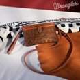 thumbnail image 6 of Wrangler Clutch Wristlet Purse Western Crossbody Bags for Women, Tooling-Brown, 6 of 6