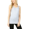 thumbnail image 4 of KOGMO Womens Basic Stretchy Cotton Spandex Racerback Tank Top 3-Pack (S-XL), 4 of 5