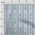 thumbnail image 1 of oneOone Georgette Viscose Fabric Arrow & Stripe Geometric Print Fabric By Yard 42 Inch Wide, 1 of 4