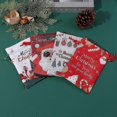 thumbnail image 3 of 12 PCS Christmas Drawstring Gift Bags, 15x20cm Christmas Gift Sacks Small Treat Candy Bag, Digital Printing Christmas Wrapping Santa Gift Pouche, 3 of 5