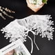 thumbnail image 5 of Cuello de encaje blanco, escote de encaje bordado, blusa floral desmontable, cuello falso con ribete decorativo., 5 of 6