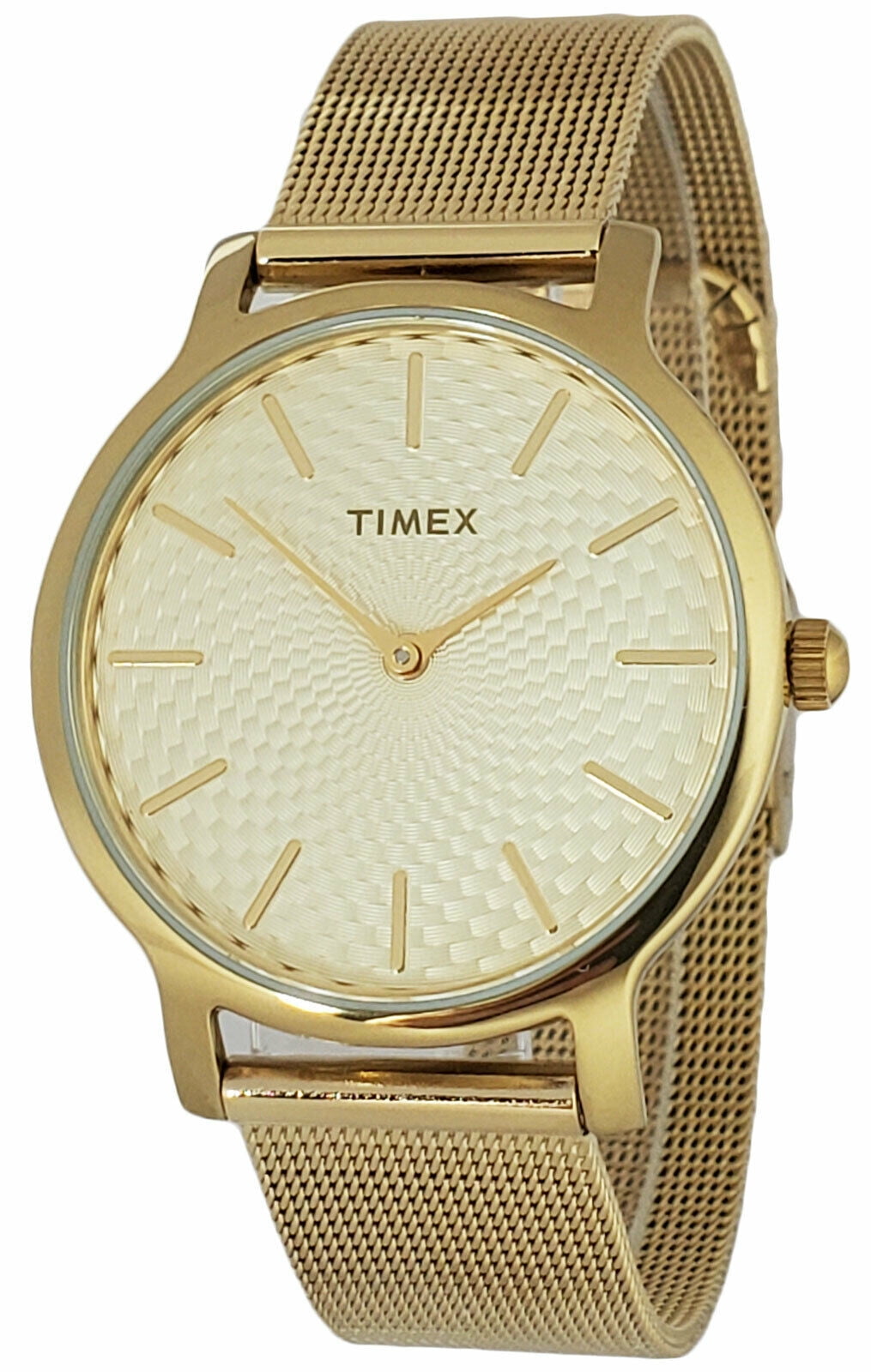 Timex GoldTone Mesh Ladies Watch TW2T25900