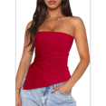 thumbnail image 2 of Summer Fashion Sexy Sleeveless Tank Top Red L, 2 of 7
