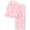 Pink Leopard Animal Print, variant on Topgal Trendy Big Girls Pink Leopard Animal Pattern Satin Pajamas Silky Button-Down Long Sleeves PJS for Teens Size 6/7