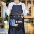 thumbnail image 3 of BALTIMORE Custom Aprons for Men Women, Personalized Football Style Apron with Name and Number, Customized Apron with Pockets Gift, 3 of 5