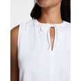 thumbnail image 5 of Time and Tru Women’s Tie Front Sleeveless Top, Sizes XS-XXXL, 5 of 6