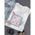 thumbnail image 3 of Love Square Shaped T-Shirt Women -Image by Shutterstock, Female 3X-Large, 3 of 4