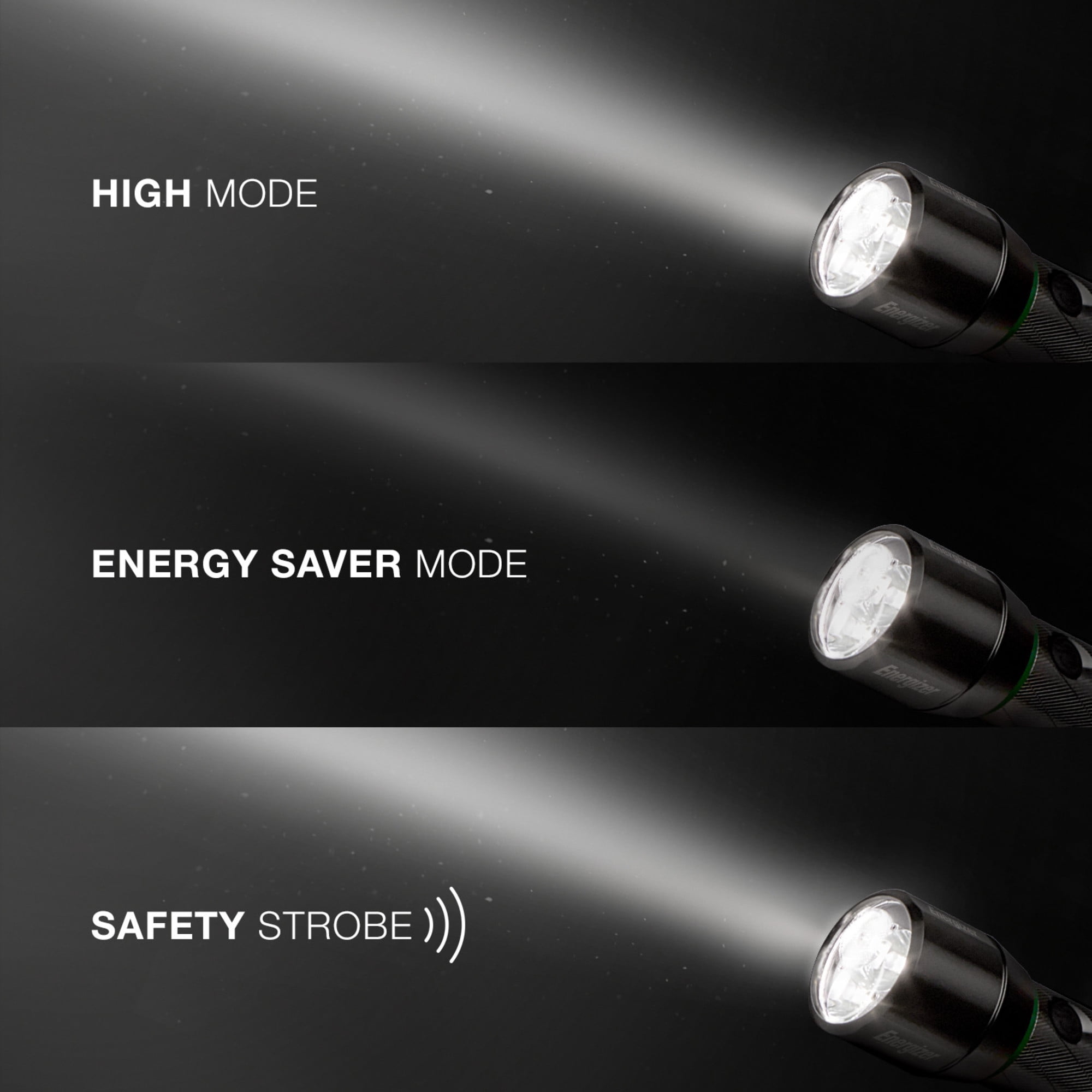 Energizer Vision HD Metal Rechargeable LED Flashlight, Bright 1,200 Lumens, Mini Light Includes USB Charging Cable, Durable Body, for Camping, Emergency, Hunting and Running