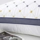 thumbnail image 5 of Almohadas de hotel QAZbgdl para dormir boca arriba y boca abajo | Paquete de 2 almohadas suaves y de apoyo con tela de terciopelo | Rellenos de almohada blancos de 44 x 68 cm, 5 of 7