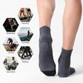 thumbnail image 5 of Men's Ankle Socks 6-Pack, Cushioned Athletic Running Socks with Arch Support, Breathable for Work & Sports, 5 of 5