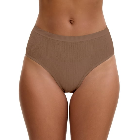 INSPIRE CHIC Women's High Waisted Tummy Control Briefs Butt Lifter Underwear, Available in Plus Size XL Gray