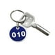 thumbnail image 5 of 1-100 Numbers Key Chain Numbers Tags Locker Gym Key Rings Engraved Number With Key Rings Key Ring Aluminum Numbers Tag, 5 of 5