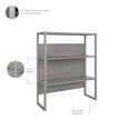 thumbnail image 3 of Hybrid Lateral File Cabinet with Shelves in Platinum Gray - Engineered Wood, 3 of 8