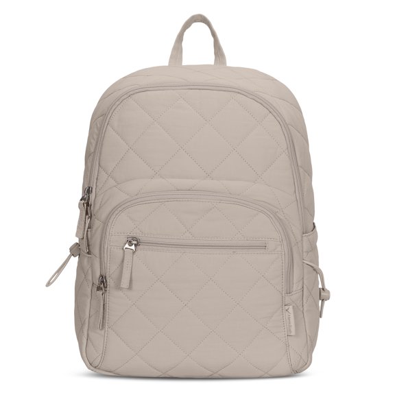 Classic Quilted Laptop Backpack – Hynes Eagle – Desert Khaki