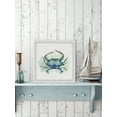 thumbnail image 5 of Marmont Hill Notre Bon Crabe Celeste Framed Wall Art, 5 of 6
