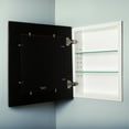 thumbnail image 2 of 14x18 Black Mirrored Medicine Cabinet by Fox Hollow Furnishings, 2 of 2
