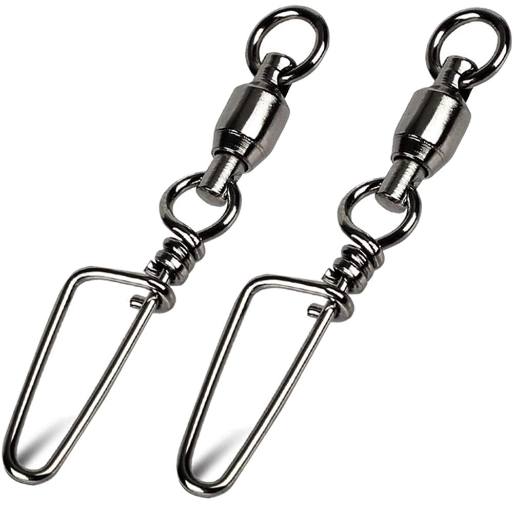 GERUITE Corrosion Resistance Fishing Snap Swivels Ball Bearing Swivels
