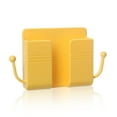 thumbnail image 3 of Organizador de soporte para teléfono montado en la pared Inteprter Llavero multifuncional de plástico Amarillo, 3 of 6