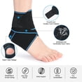 thumbnail image 3 of Jinsinto Adjustable Ankle Brace, 1 Pieces Sport Ankle Brace, Men & Women Sports Ankle Brace, Elastic Ankle Support, Ankle Protection for Sports Practice, One Size, Blue, 3 of 5
