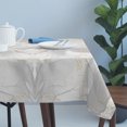 thumbnail image 4 of Grey Ombre Marble Table Cloth Waterproof Tablecloths, Yellow Modern Geometric Abstract Art Tablecloth Dining Table Cover for Kitchen Party Tabletop Outdoor, Rectangle Tablecloth 54x108 Inch, 4 of 9