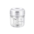 thumbnail image 3 of Mini grinillo de chili Master de ajo eléctrico 250ml / 150ml Comida de comida vegetal automática Gadget de cocina accesorios para el hogar blanco Advancent  HA059913-01B, 3 of 7