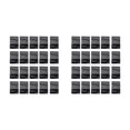 thumbnail image 2 of Becaristey 100x Sturdy And Durable Foil Bags For Easy Access And Wide Application Multi-functional Plastic Resealable black 2Set, 2 of 6