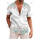 thumbnail image 3 of Camisas hawaianas para hombre, camisa de manga corta con solapa, ropa de estilo mexicano, camisa informal holgada con botones, ropa para hombre, blusas Harajuku, 3 of 5