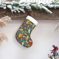 thumbnail image 6 of Yiaed Cute Animal Forest Print Christmas Stockings, Christmas Stockings Hanging Ornaments, Christmas Stockings for Family Christmas Holiday Decorations, 6 of 7