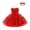Red, variant on IBTOM CASTLE Baby Girls Ruffle Layered Tulle Tutu Dress, Bowknot V Back Birthday Party Pageant Formal Infant Gown with Headband 2T Red