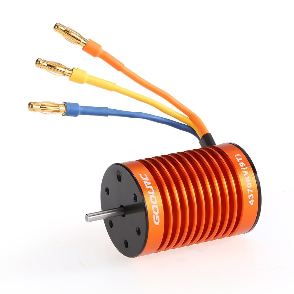 GoolRC F540 4370KV Waterproof Brushless Motor for 1/10 RC Car WLtoys 10428/12428 HG P601