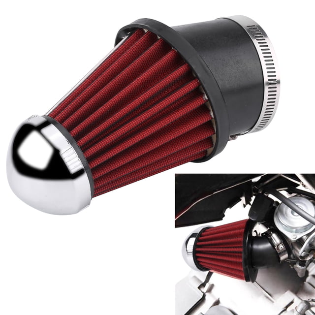 Filtro de aire BuyWeek tipo hongo 63 mm color Rojo