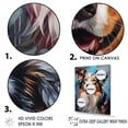 thumbnail image 3 of Designart "Portrait Of The Playful Collie I" Animals Dog Floater Framed Wall Art Living Room, 3 of 5