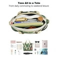 thumbnail image 4 of Tote Bag for Women - Cute Cactus Shoulder Bag - Large Utility Work Duffle Bag with Zipper Handbag for Travel, Work, Sprots, 4 of 5