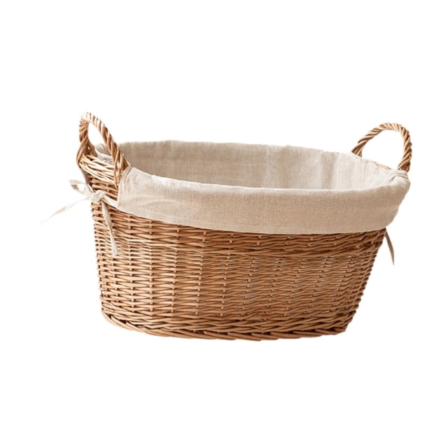Cesta de lavandería de ratán, bolsa de lavado, ahorro de espacio, bolsa de ropa sucia de gran apertura, cesto para ropa, entrada, dormitorio de hotel Pequeño