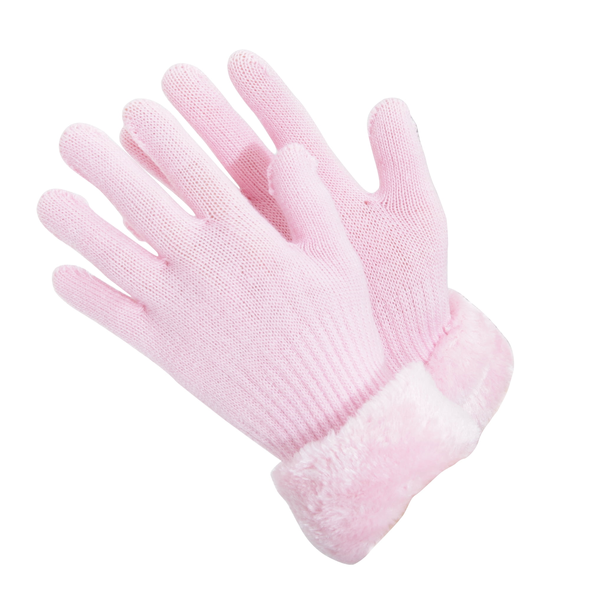 fur winter gloves