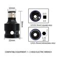 thumbnail image 4 of Adaptador de impacto Zulema 1/2 pulgada a 1/4 pulgada Herramientas eléctricas DIY, 4 of 5