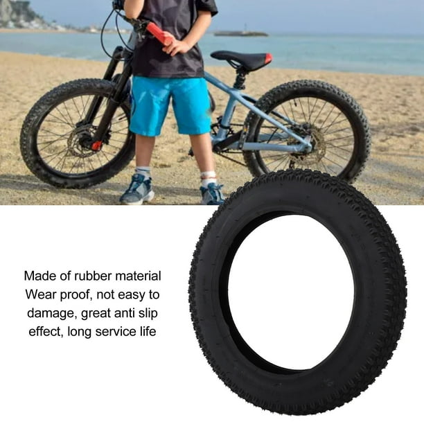 Pneu Vélo Enfant 12×2.125 (54-203) – Caoutchouc Antidérapant, Couche Anti-crevaison – Facile à Installer – Pour Vélo Enfant, Confort Et Adhérence