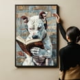 thumbnail image 6 of Dogo Argentino Decor Poster Unframe, Dogo Argentino Dog Canvas Wall Art, Dog Reading Book Canvas Print Painting Poster Wall Decor Dog Lovers Gifts, 6 of 6