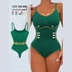 thumbnail image 1 of Karight Women's Spaghetti Strap Shapewear Bodysuit Tummy Control Body Shaper Seamless Waist Trainer Body Suit, 1 of 5