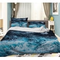 thumbnail image 3 of 3D Sea Wave Paisaje Funda nórdica Set Ropa de cama Set Funda nórdica Fundas de almohada 230, 3 of 3