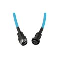 thumbnail image 2 of Cable para teclado GLORIOUS en espiral USB-C trenzado de 1,4 m, color eléctrico, 2 of 7