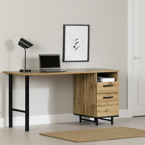 South Shore Ezra, Contemporary Desk,  Brown