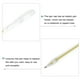 thumbnail image 4 of Uxcell 5.7" 0.8mm Bolígrafos de Gel Brillantes Metálicos, Bolígrafo de Brillo Líquido Iridiscente, Marcador Oro Plata Blanco 9 en 1, 4 of 7