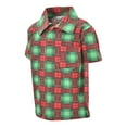thumbnail image 2 of Unique Baby Boys Christmas Ugly Sweater Print Polo Shirt (3Y, Green), 2 of 5